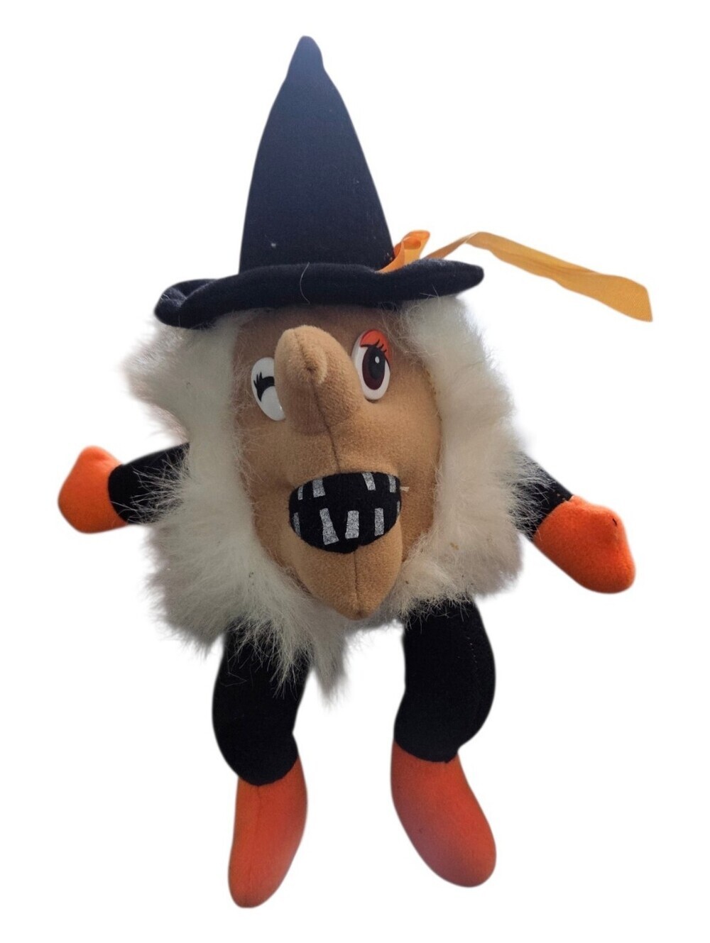 Vintage Halloween Shelf Sitting Witch Plush Alegria by P.M.I